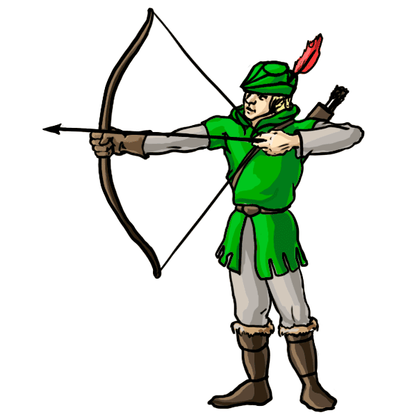 600x600 Collection Of Free Archer Drawing Step By Download On Ui Ex