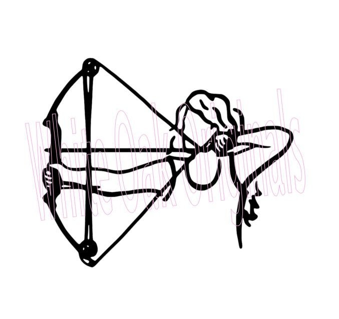 677x636 Female Archer Etsy