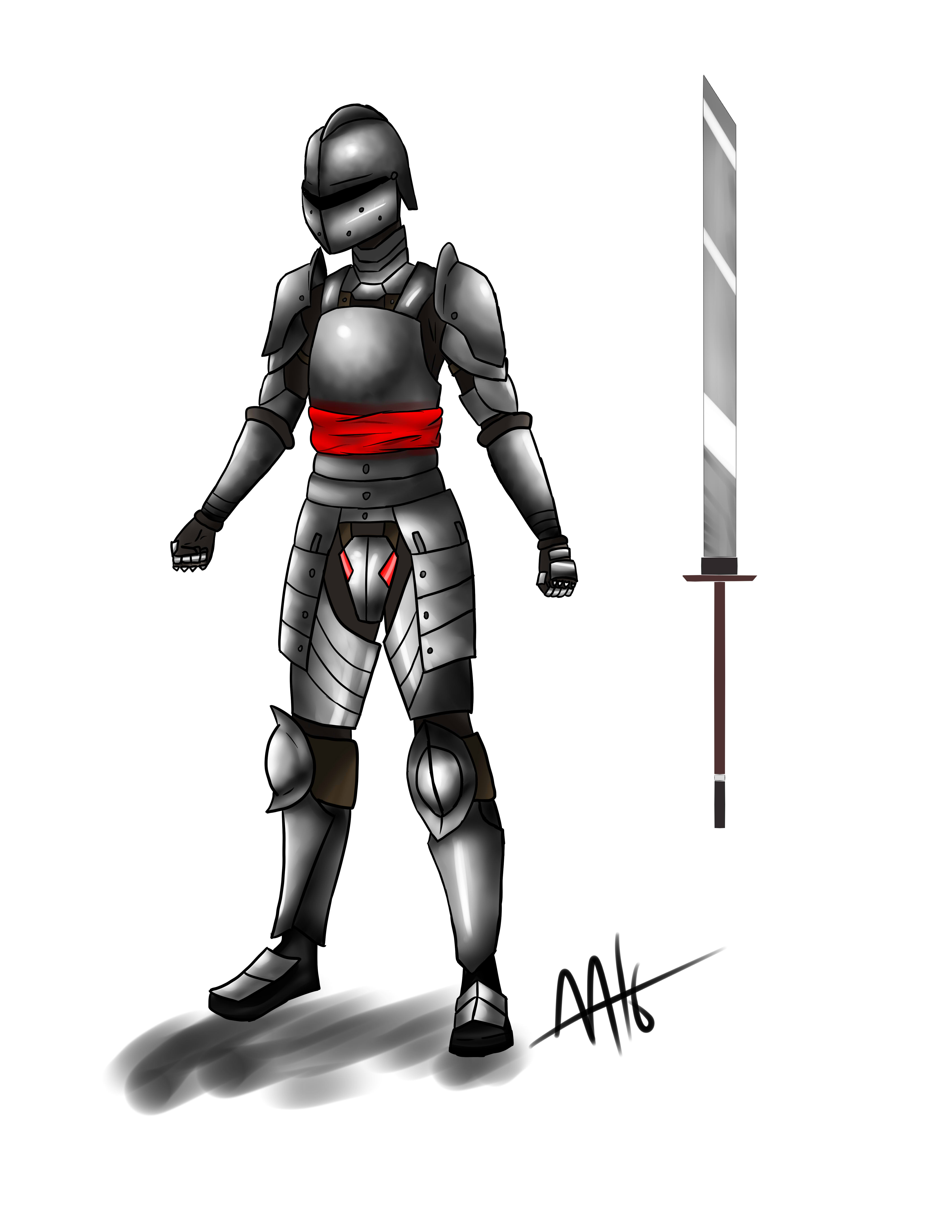 4250x5500 Female Armor Conecpt