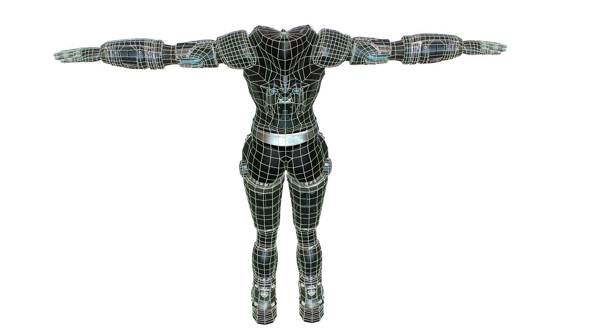 1920x1080 Sci Fi Woman Armor Suit For Female Asset Cgtrader