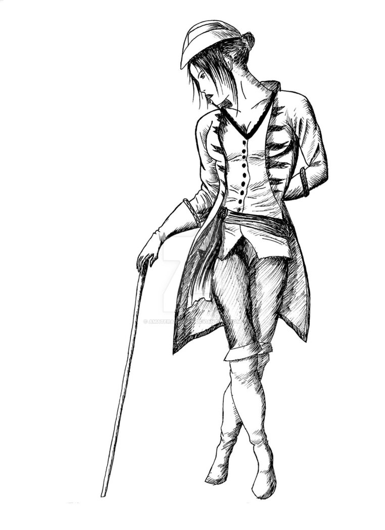 762x1049 Girl Drawing Assassin For Free Download