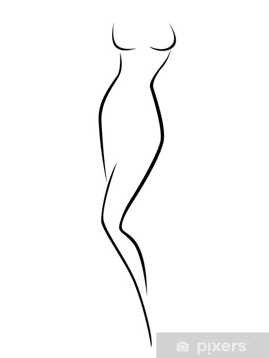 525x700 Abstract Female Body Contour Wall Mural We Live To Change