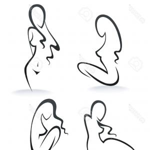 300x300 Woman Body Outline Clipart