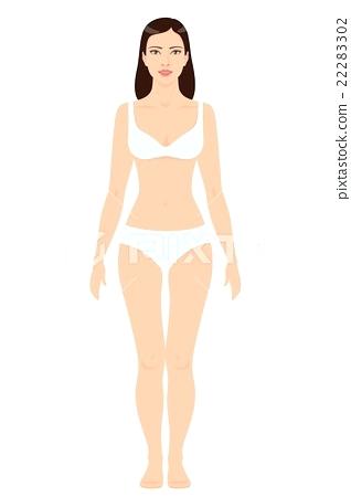 318x450 Body Template Woman Outline Free Sample Example Format Download