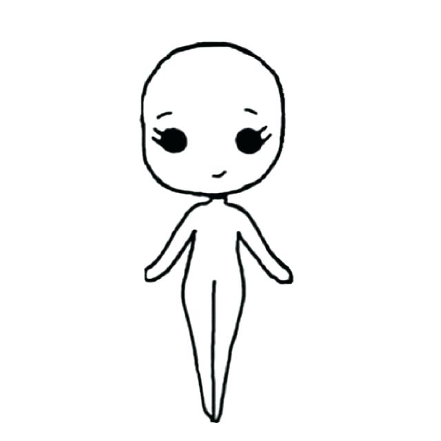 640x640 How To Draw Anime Eyes Female Chibi Body Template Images Of Gun