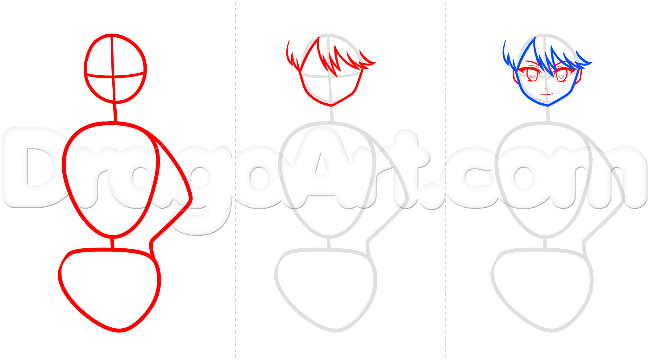 2103x1170 How To Draw Anime Body Figures, Step