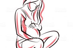 Female Body Outline Drawing | Free download on ClipArtMag