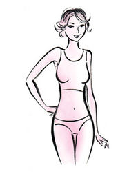 200x249 Woman Body Shape Drawing