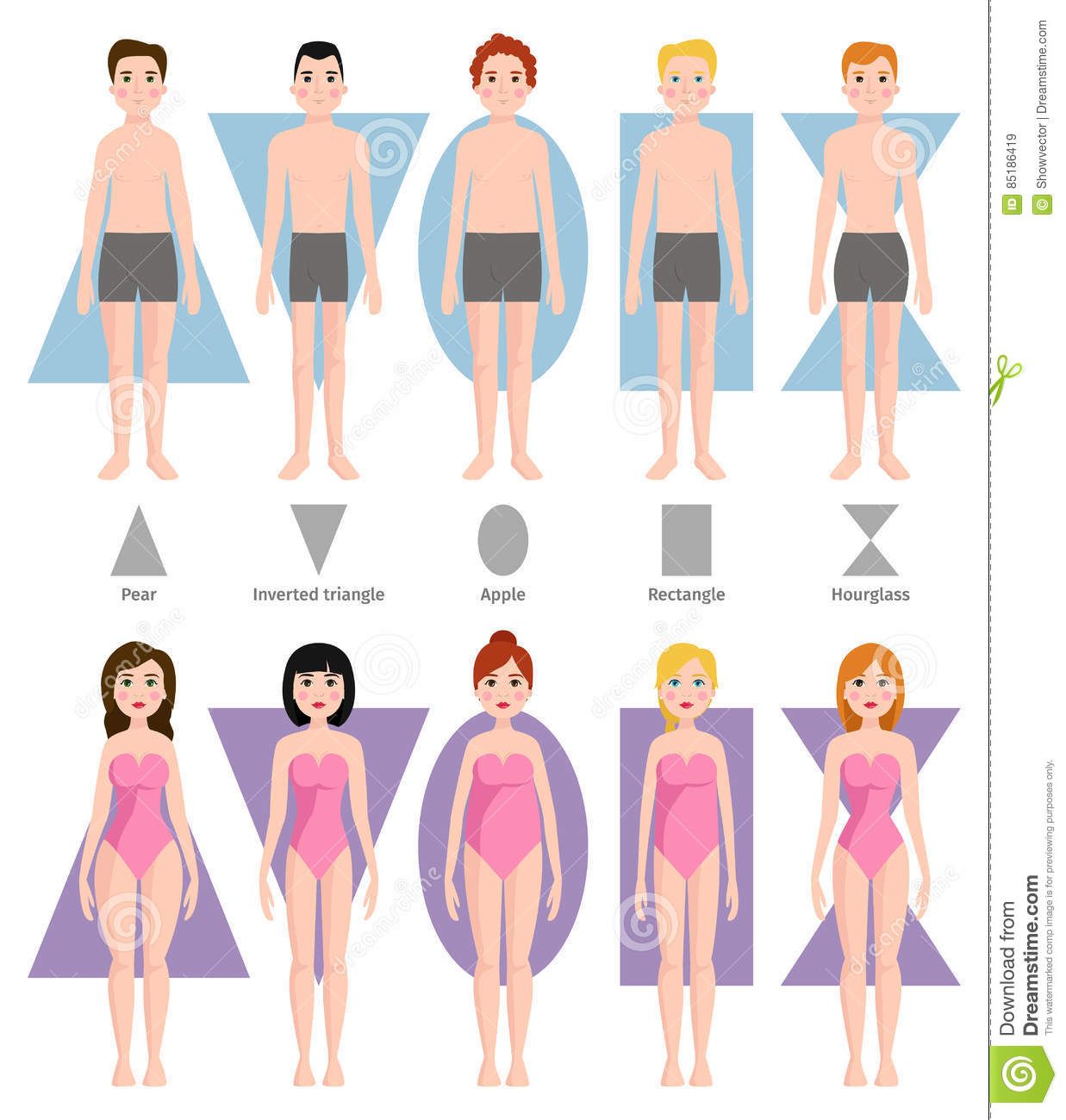 Female Body Types Drawing | Free download on ClipArtMag