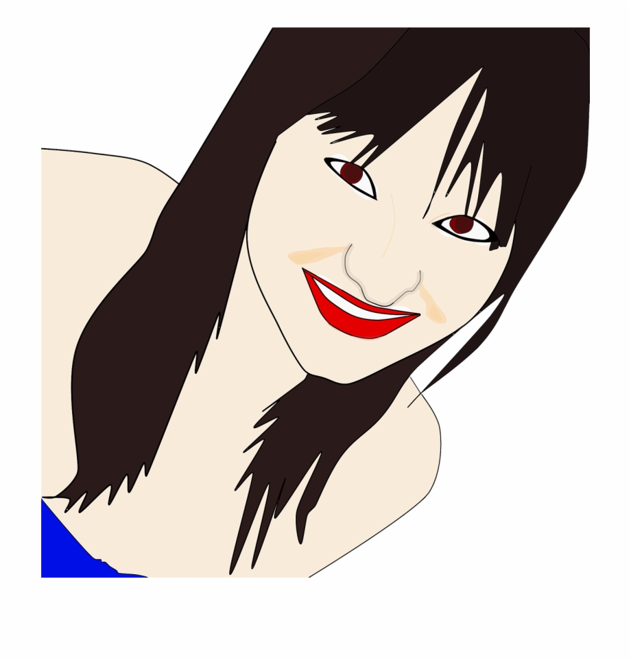 920x962 Drawing Female Girl Human Png Image