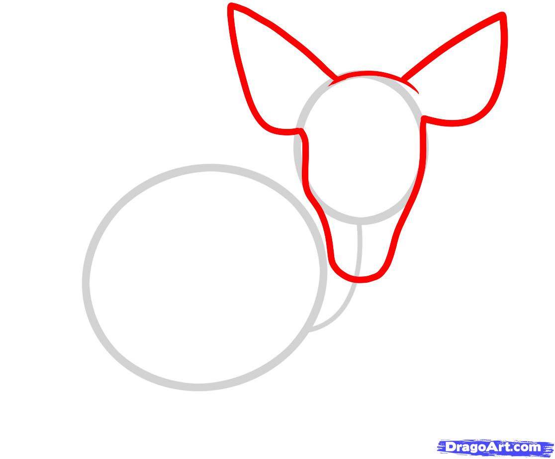 1116x922 Draw A Baby Deer, Baby Deer, Step