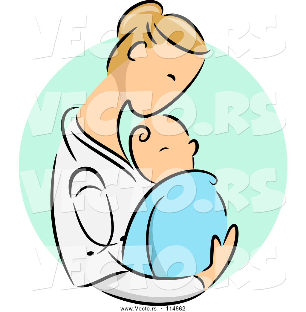 1024x1044 Vector Of Blond Caucasian Female Doctor Holding A Newborn Baby
