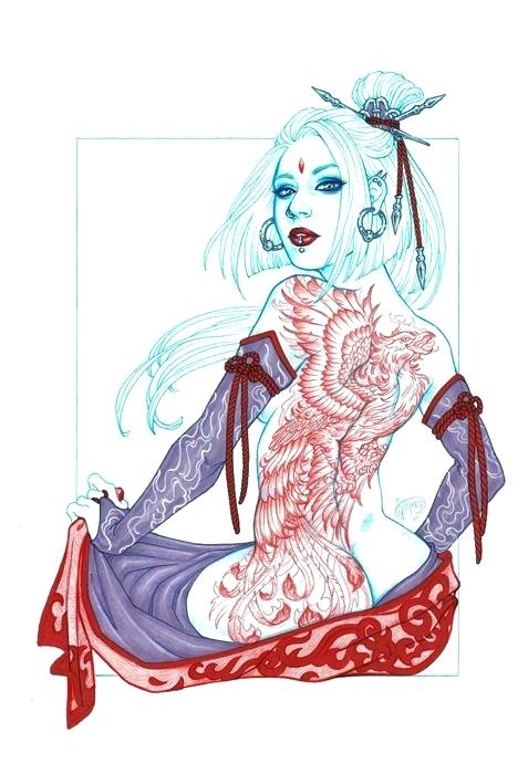 477x700 Geisha Drawing Geisha Drawing