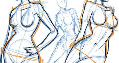 471x250 Body Drawings Art Female Abstract Medical Ideas Male