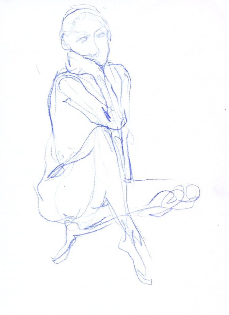 745x1024 Female Model Line Study Leandro Bento