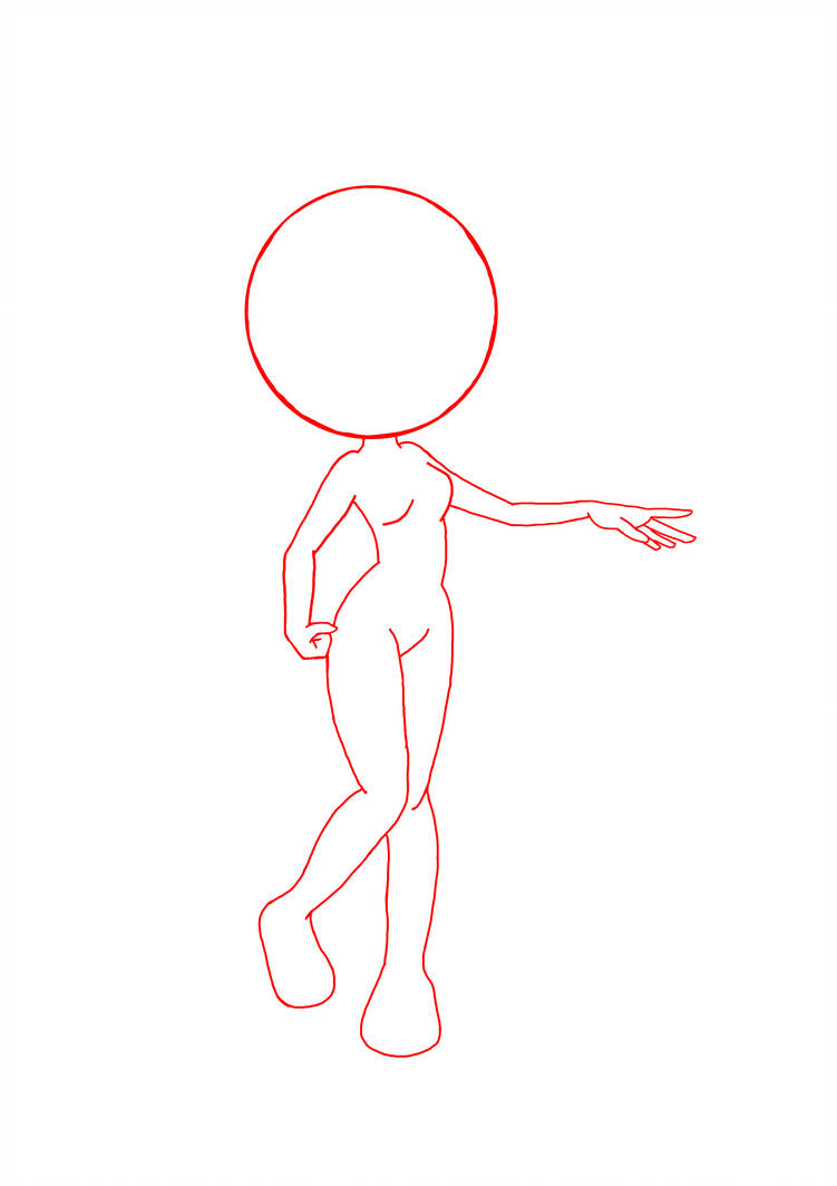 751x1064 Female Sonic Chara Template