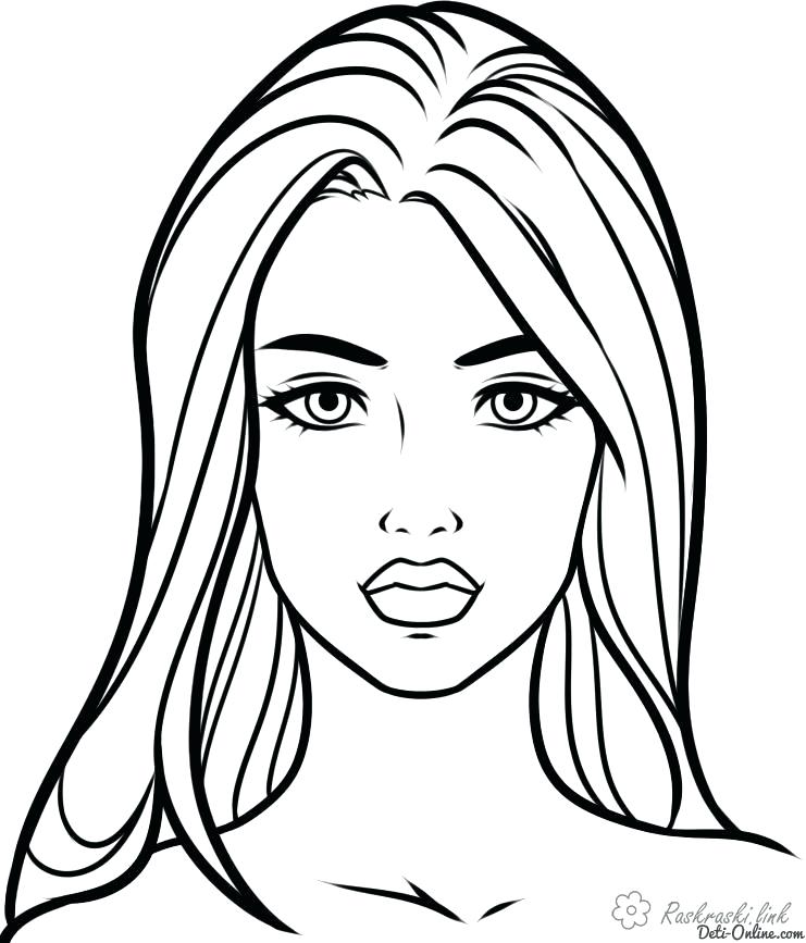 741x867 Female Coloring Pages Woman Coloring