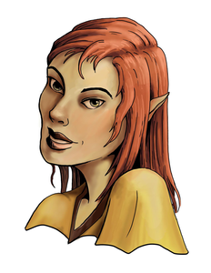 232x300 Stock Portrait Female Half Elf