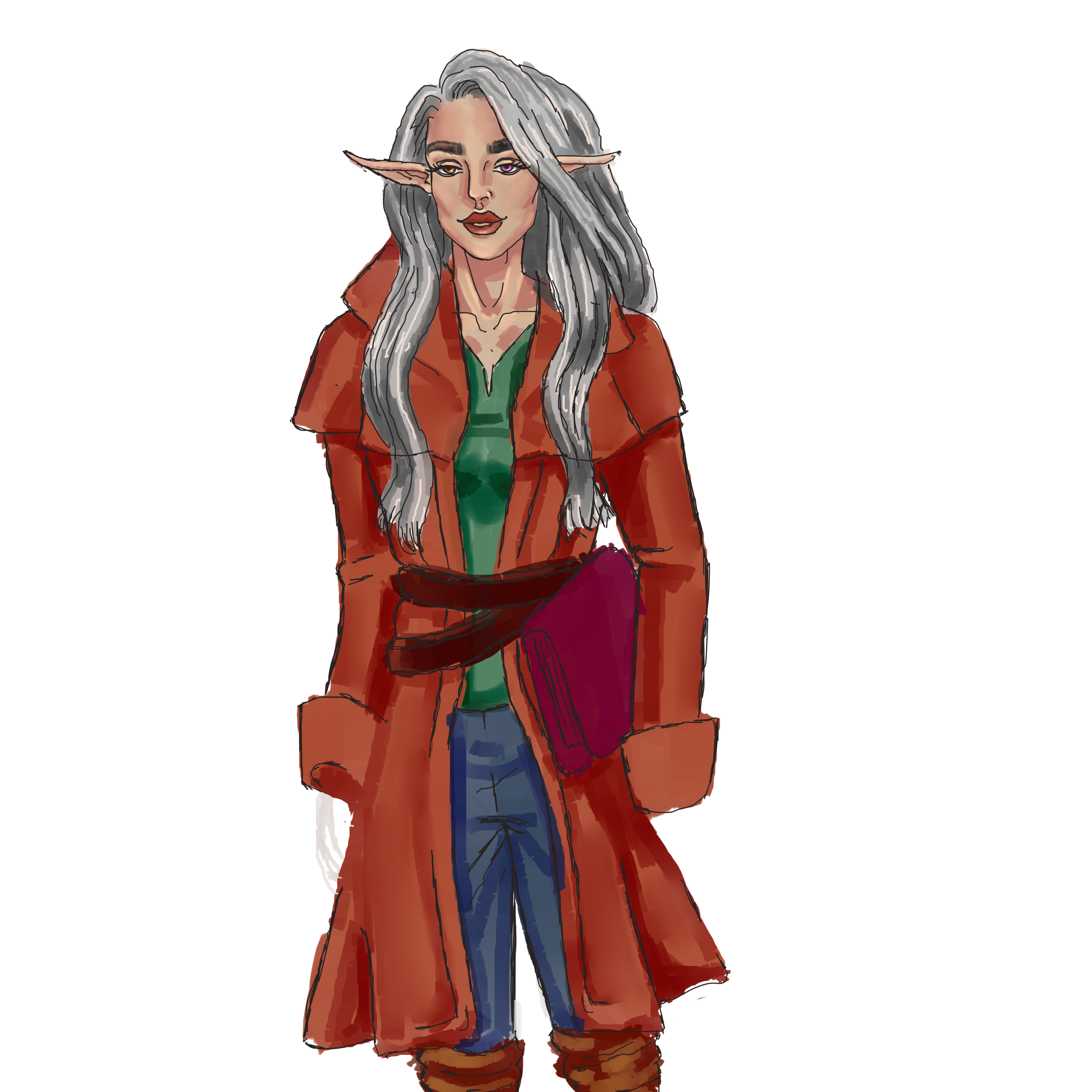 2500x2500 Dnd Commission Of An Elf I Painted