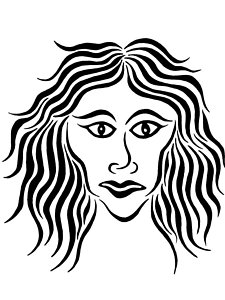 225x300 Female Face Drawings