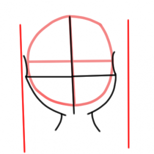 302x301 How To Draw An Anime Female Face, Step