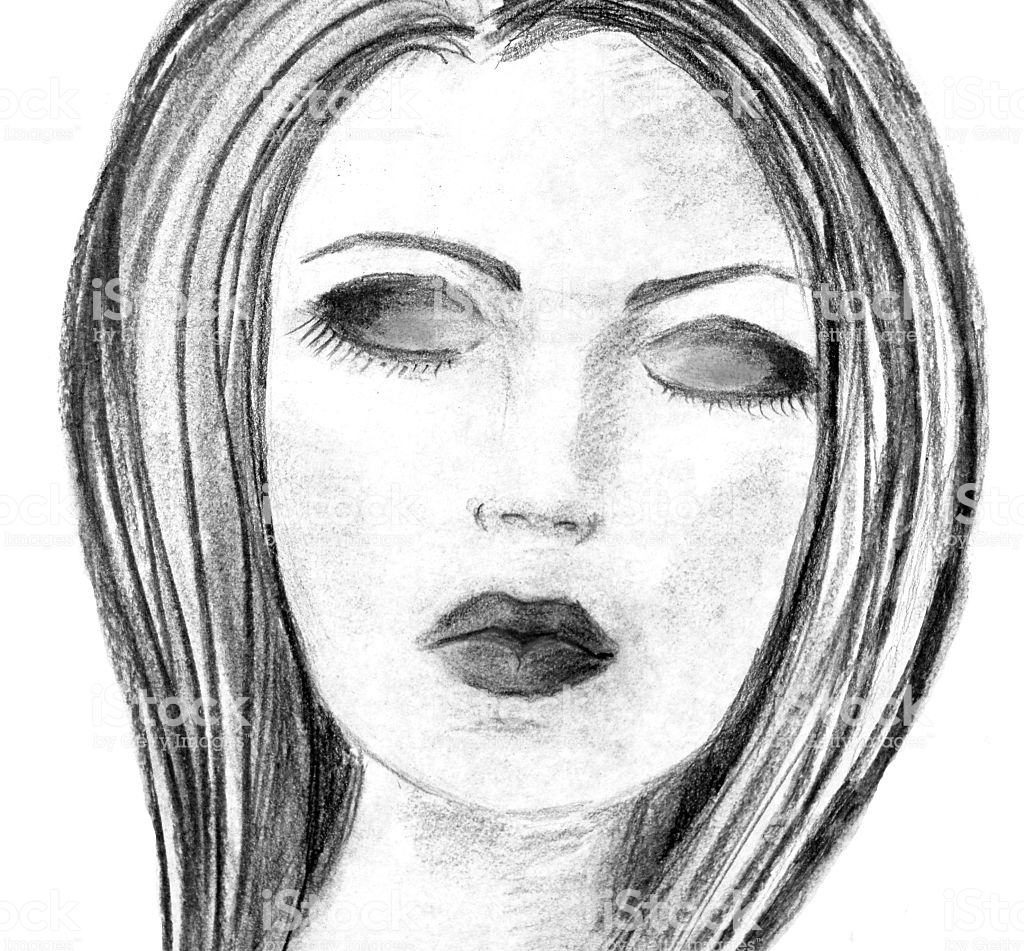 Female Face Drawing | Free download on ClipArtMag