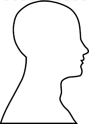 310x430 Human Face Outline Png Cliparts For Free Download Uihere