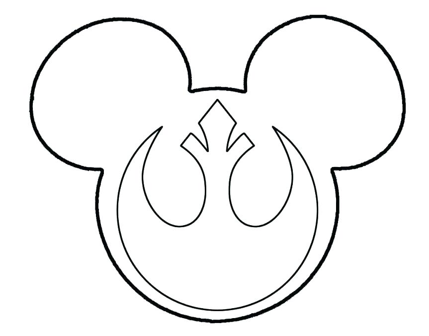 863x676 Free Printable Mickey Mouse Head Template Face Outline Zoom Images