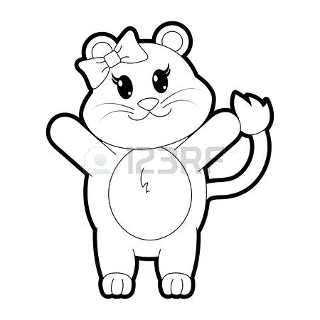 450x450 Lion Outline Lion Face Outline Simple Lion Face Outline