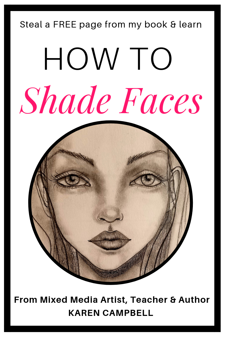 735x1102 Improve Your Female Face Drawing Skills With A Free Face Shading