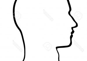 300x210 Drawing Face Profile Outline Face Drawing Outline Female Face