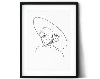 340x270 Female Portrait Etsy