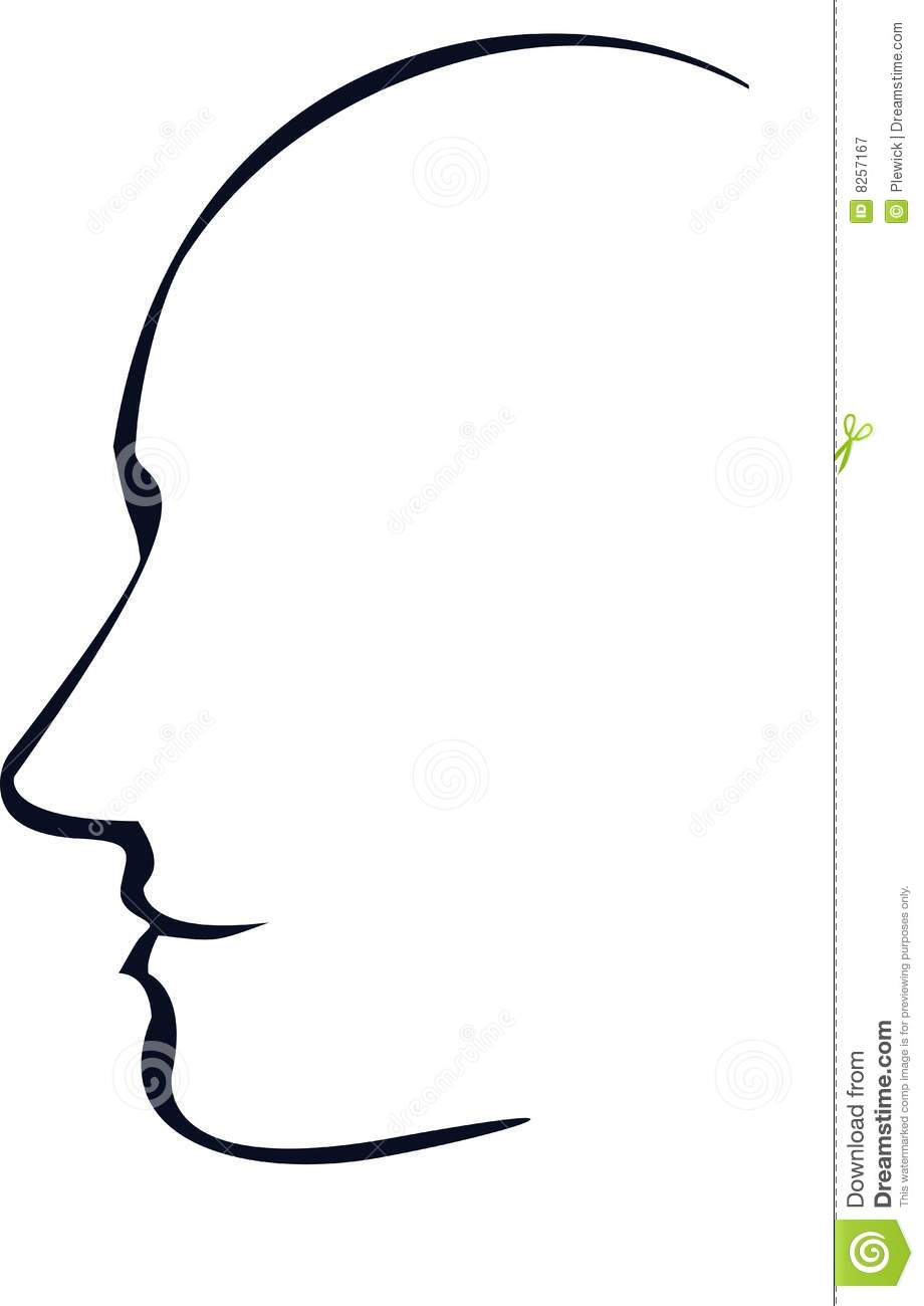 920x1300 Silhouette Profile Outline