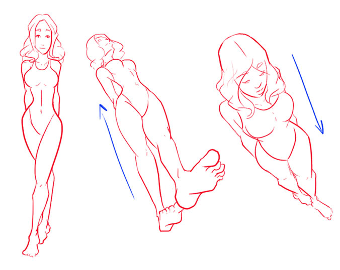 676x538 How To Draw A Female Figure