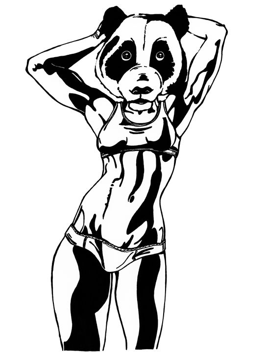543x720 Panda Girl