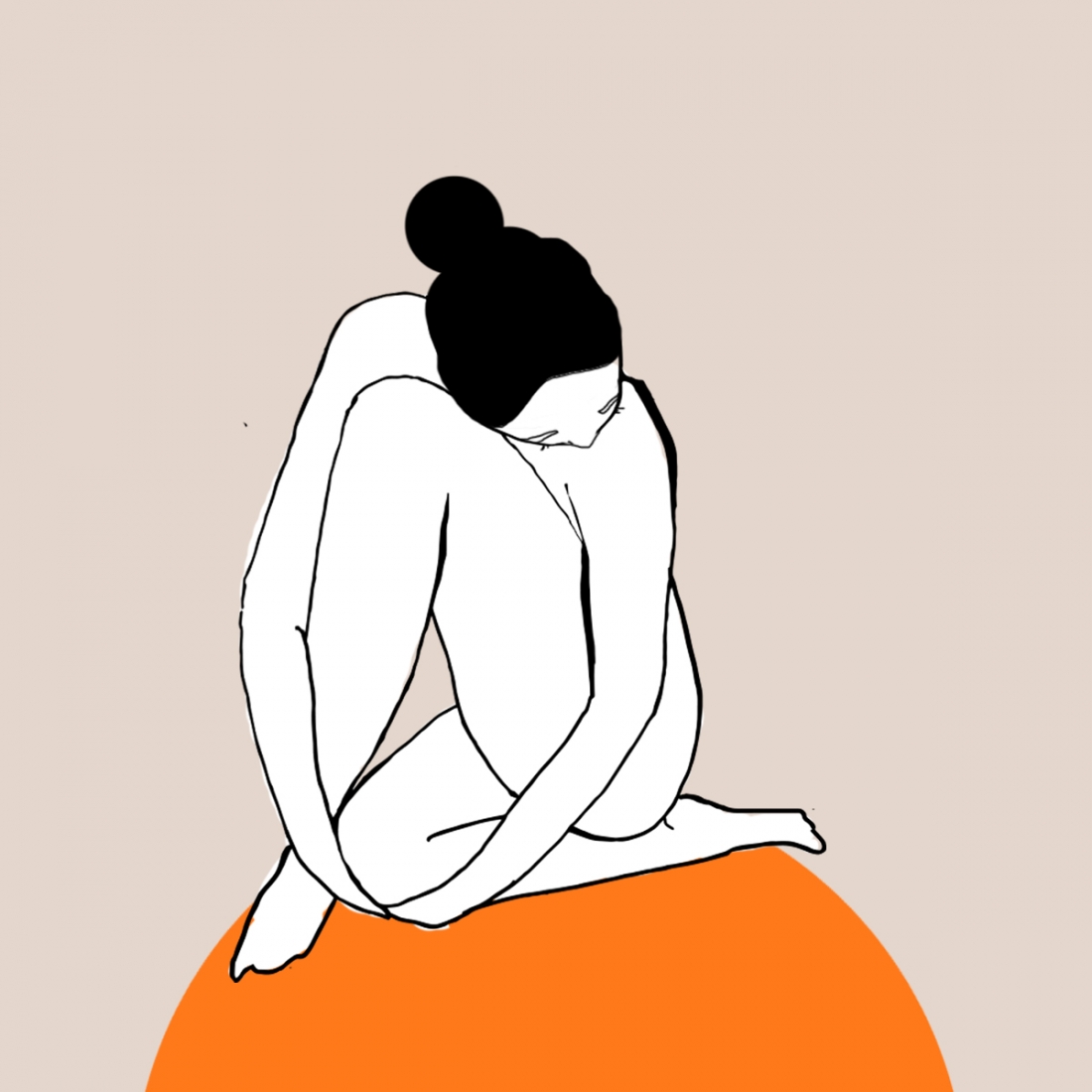 1100x1100 Beautiful Illustrations Celebrate The Female Form Through Simple