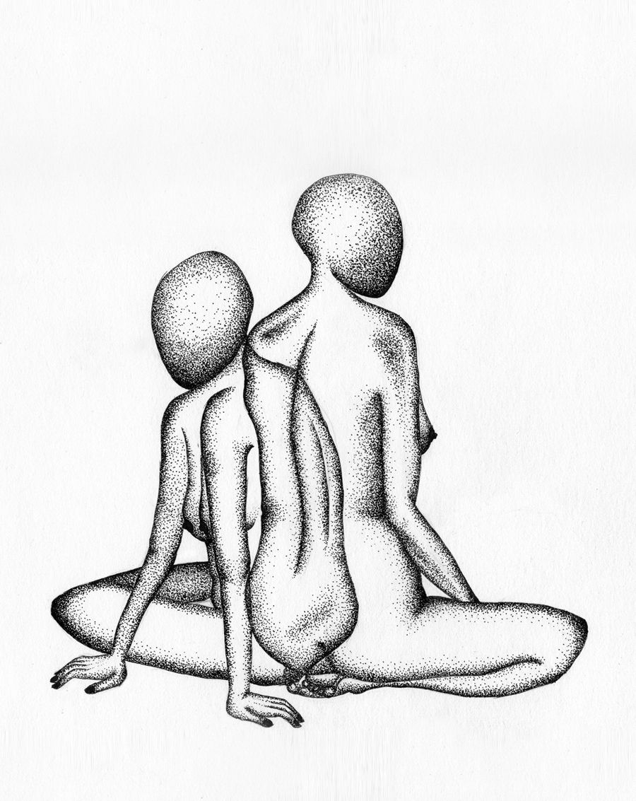 900x1133 Bodies Intertwined