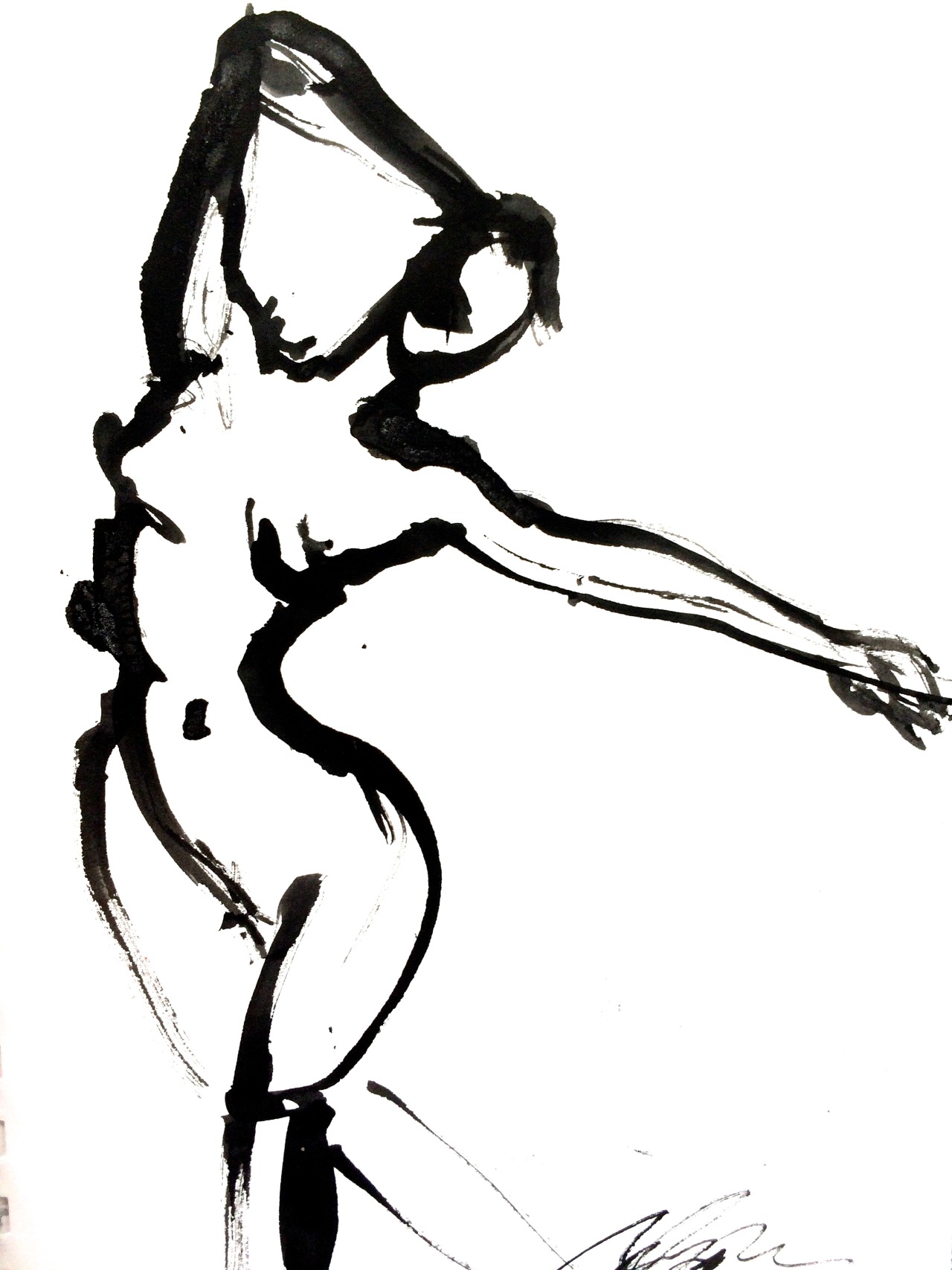 Female Gesture Drawing