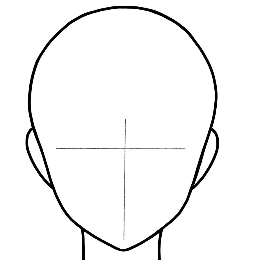 894x894 Images Of Head Sketch Template Simple