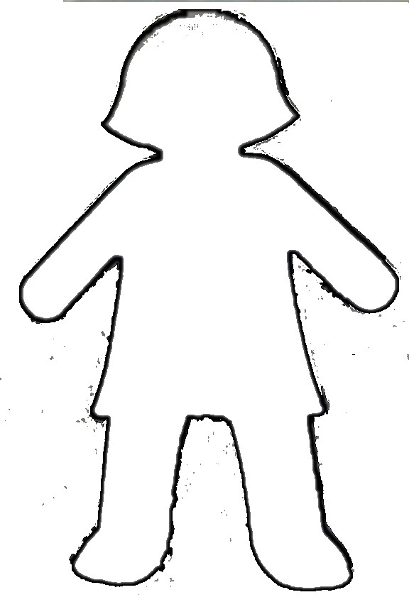 Female Body Outline Drawing Silhouette Body Woman Female Clipart
