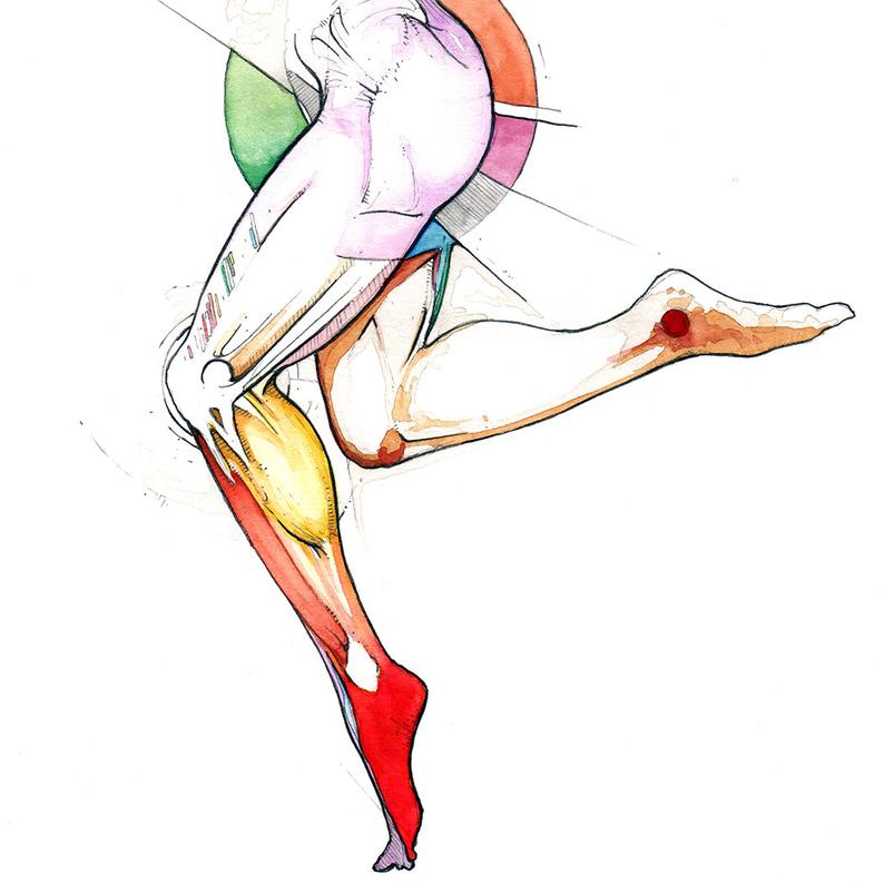 794x794 Layfair Colorful Detailed Female Ballerina Dancer Legs Etsy