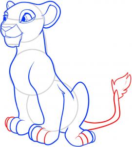 271x302 how to draw how to draw a lion king nala