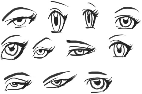 464x308 Draw Anime Eyes