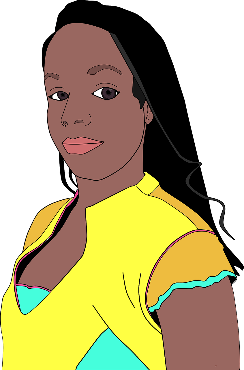 846x1280 Drawing, Female, Girl, Human, Person