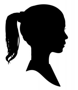 299x343 Silhouette Female Profile