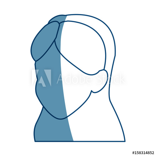 500x500 Default Avatar Woman Female Profile Icon Vector Illustration