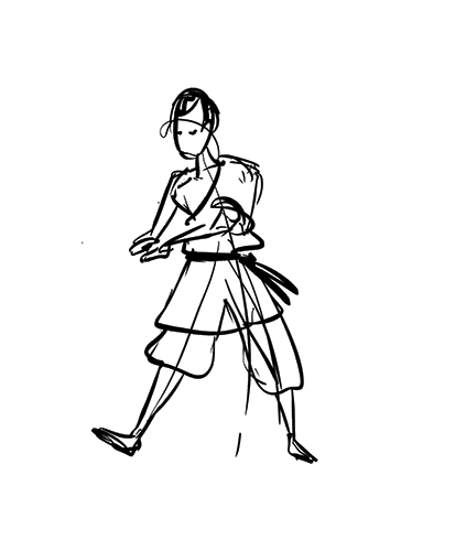 423x500 Animated Gesture Drawing