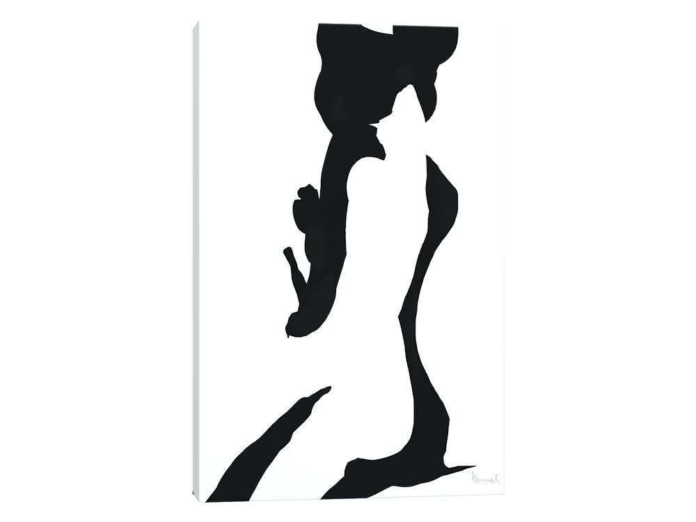 1000x750 Female Silhouette Wall Art Of With Baby On Back During Sunset