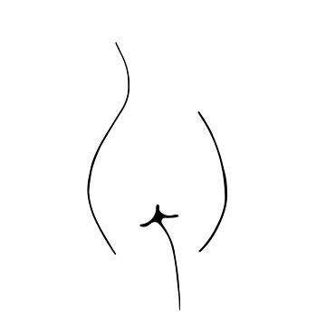 360x360 Millenial Pink Abstract Drawingsketch Female Silhouette Metal