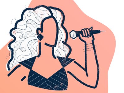 400x300 Dribbble Nyc On Twitter Generic Female Singer